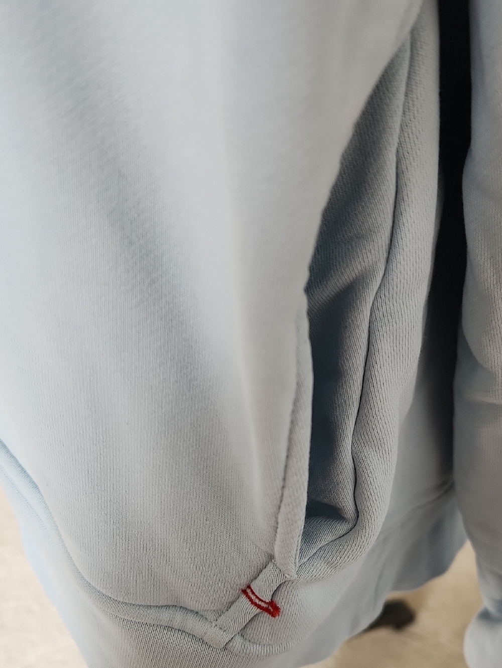 La Ligne Blue Pocket Sweatshirt SZ Small - Picture 3 of 5